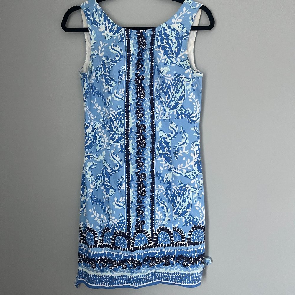 Lily Pulitzer Blue Patterned Dress